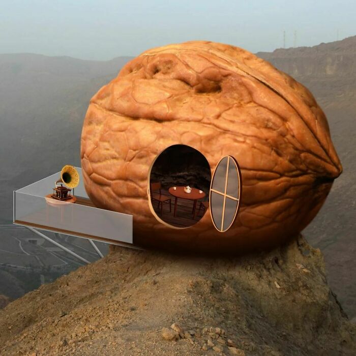 17 Buildings Inspired By Fruits And Vegetables, By This Surrealism Artist 17 Buildings Inspired By Fruits And Vegetables, By This Surrealism Artist