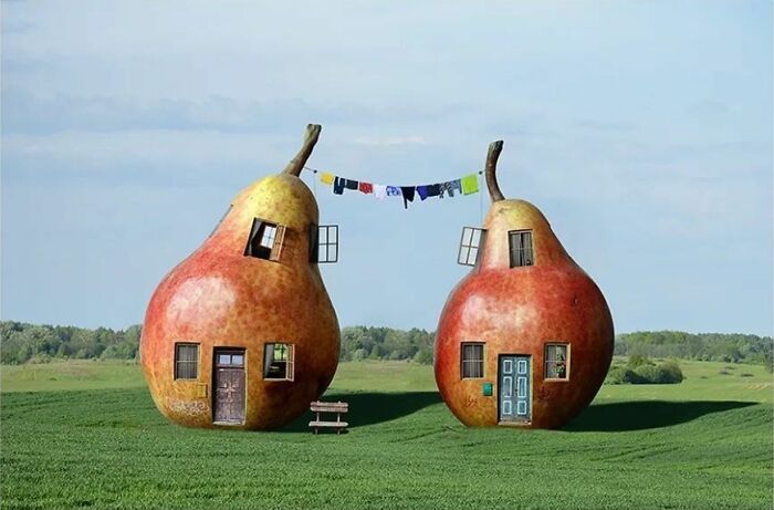 17 Buildings Inspired By Fruits And Vegetables, By This Surrealism Artist 17 Buildings Inspired By Fruits And Vegetables, By This Surrealism Artist