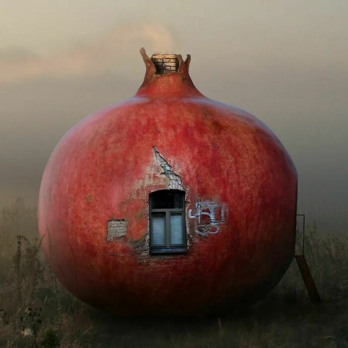 17 Buildings Inspired By Fruits And Vegetables, By This Surrealism Artist 17 Buildings Inspired By Fruits And Vegetables, By This Surrealism Artist