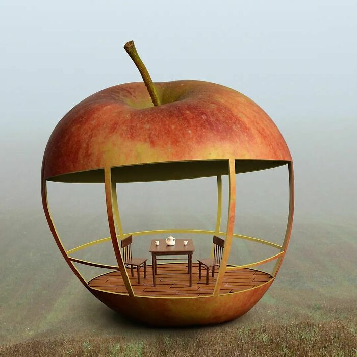 17 Buildings Inspired By Fruits And Vegetables, By This Surrealism Artist 17 Buildings Inspired By Fruits And Vegetables, By This Surrealism Artist