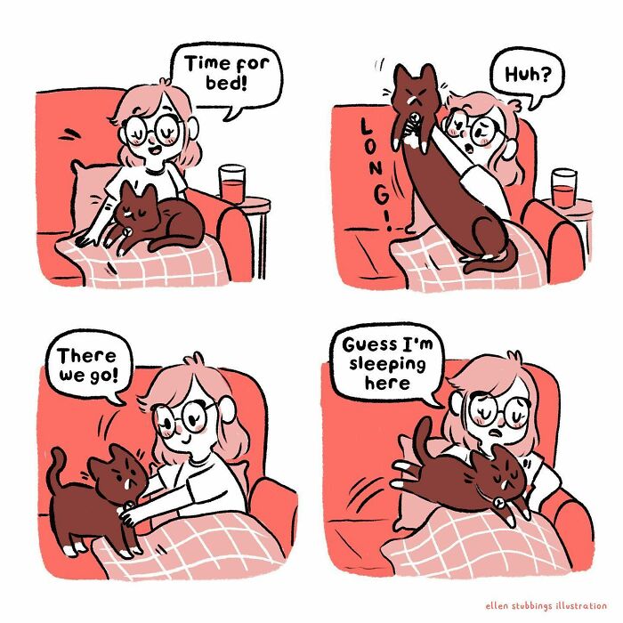 Life With Cats: 28 Cozy Comics Illustrated By This Artist Life With Cats: 28 Cozy Comics Illustrated By This Artist