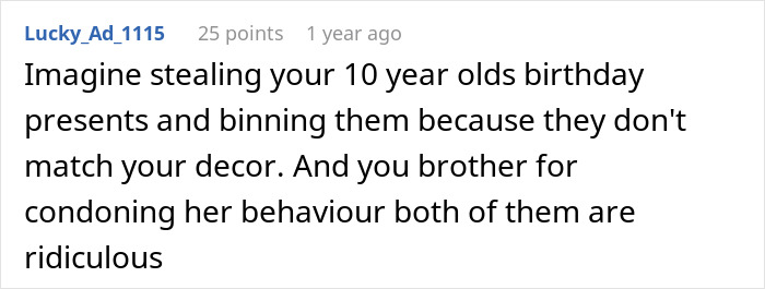Girl’s Birthday Presents End Up In The Trash Because They Don’t Match Her Mom’s Aesthetic Girl’s Birthday Presents End Up In The Trash Because They Don’t Match Her Mom’s Aesthetic