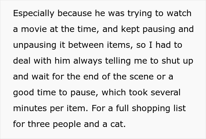 Guy Has No Patience For Brother Messing With Shopping List, Puts Down Exactly What He Says Guy Has No Patience For Brother Messing With Shopping List, Puts Down Exactly What He Says