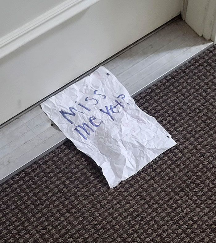 50 Seriously Disturbing Notes People Found Left For Them 50 Seriously Disturbing Notes People Found Left For Them