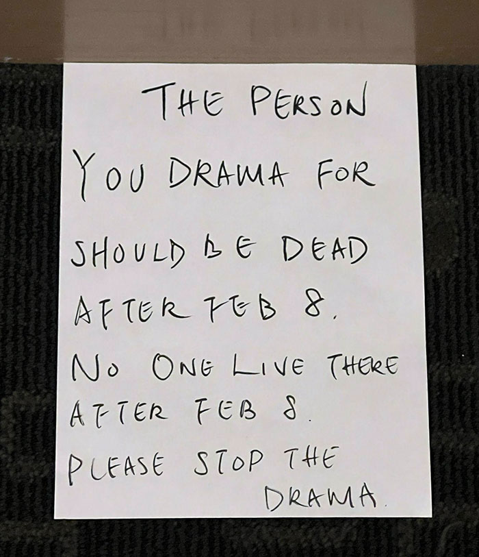 50 Seriously Disturbing Notes People Found Left For Them 50 Seriously Disturbing Notes People Found Left For Them