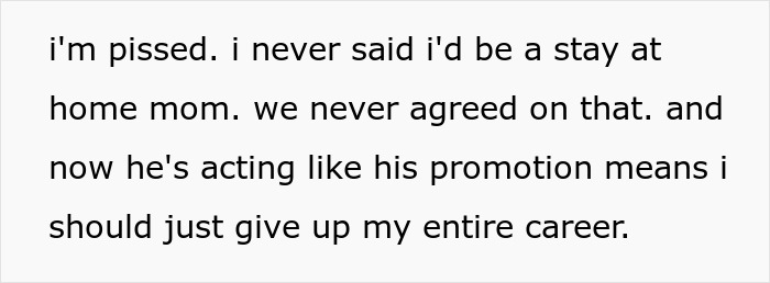 Woman Refuses To Quit Job After Husband’s Promotion, Gets Lecture From MIL On Gender Roles Woman Refuses To Quit Job After Husband’s Promotion, Gets Lecture From MIL On Gender Roles