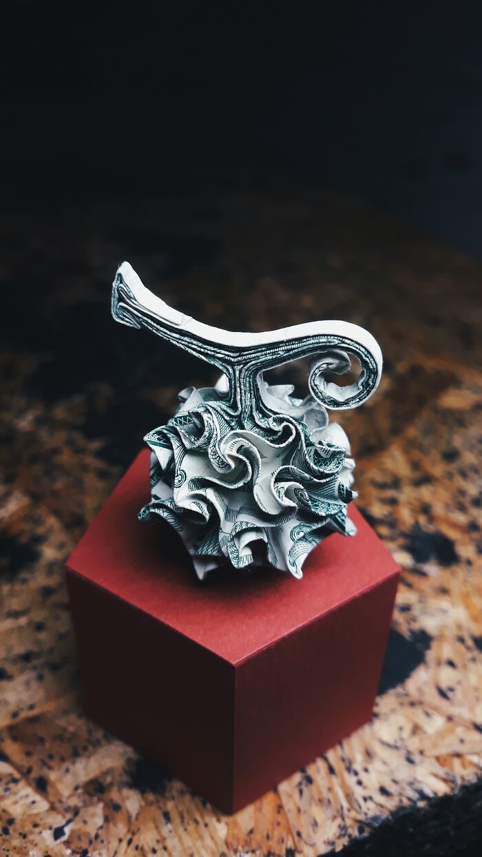 I Make Origami Using Money