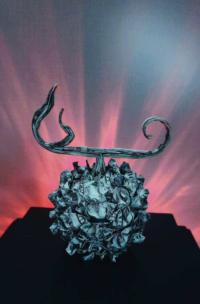 I Make Origami Using Money