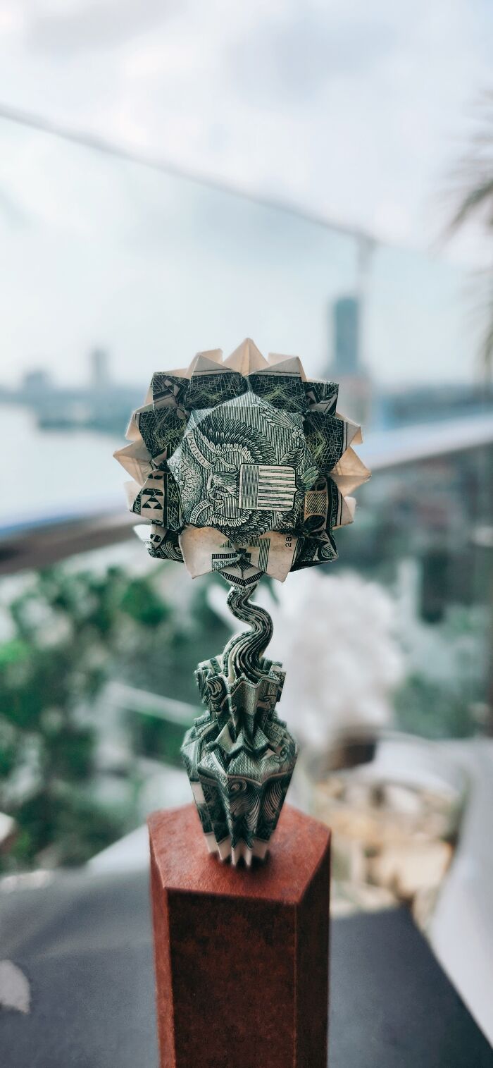 I Make Origami Using Money