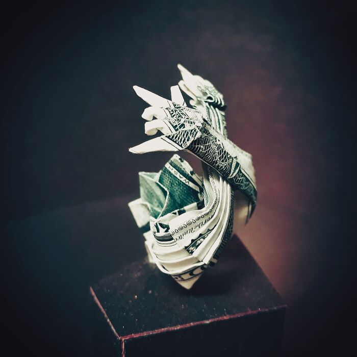 I Make Origami Using Money