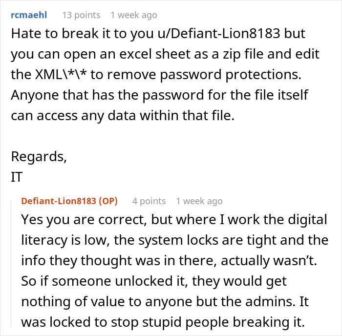 “Delete It? OK”: Boss Demands Employee Delete Excel Spreadsheet, Makes A Big Mistake “Delete It? OK”: Boss Demands Employee Delete Excel Spreadsheet, Makes A Big Mistake