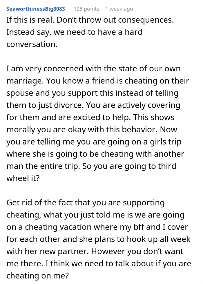 “She Will Be The Alibi”: Lady Provides Friend Support In Her Adultery, Faces Divorce Herself “She Will Be The Alibi”: Lady Provides Friend Support In Her Adultery, Faces Divorce Herself