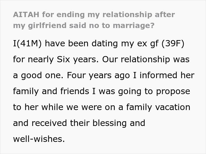 39YO Woman Keeps Saying No To BF’s Marriage Proposals, He Decides There Won’t Be A Third Time 39YO Woman Keeps Saying No To BF’s Marriage Proposals, He Decides There Won’t Be A Third Time