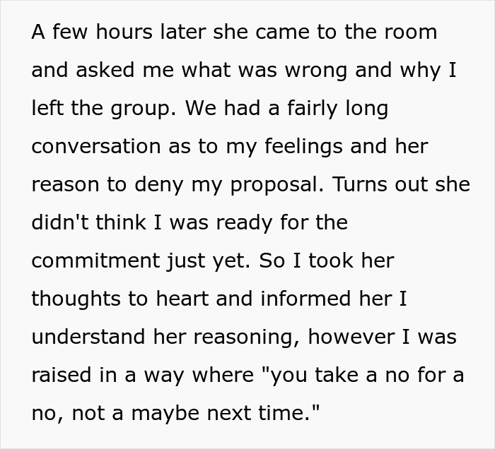 39YO Woman Keeps Saying No To BF’s Marriage Proposals, He Decides There Won’t Be A Third Time 39YO Woman Keeps Saying No To BF’s Marriage Proposals, He Decides There Won’t Be A Third Time