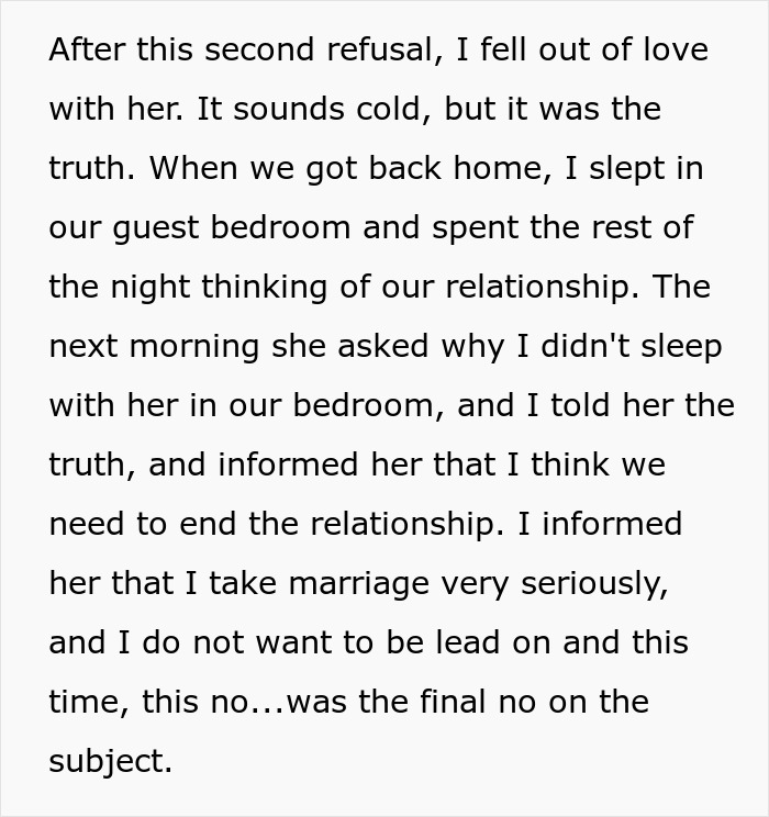 39YO Woman Keeps Saying No To BF’s Marriage Proposals, He Decides There Won’t Be A Third Time 39YO Woman Keeps Saying No To BF’s Marriage Proposals, He Decides There Won’t Be A Third Time