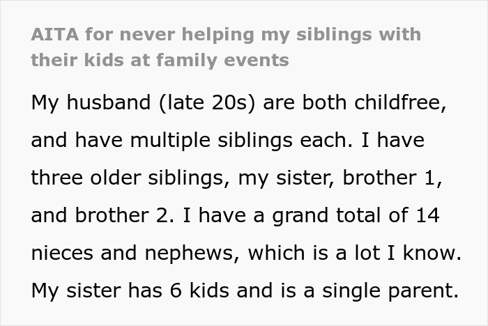 Childfree Woman Gets Called Out For Not Babysitting At Family Events, Gives Them A Reality Check Childfree Woman Gets Called Out For Not Babysitting At Family Events, Gives Them A Reality Check