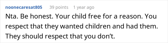 Childfree Woman Gets Called Out For Not Babysitting At Family Events, Gives Them A Reality Check Childfree Woman Gets Called Out For Not Babysitting At Family Events, Gives Them A Reality Check