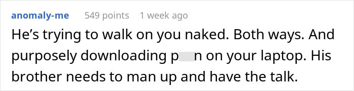 GF Complains That BF’s 11YO Brother’s Behavior Is Creepy, He Says She’s Overreacting GF Complains That BF’s 11YO Brother’s Behavior Is Creepy, He Says She’s Overreacting