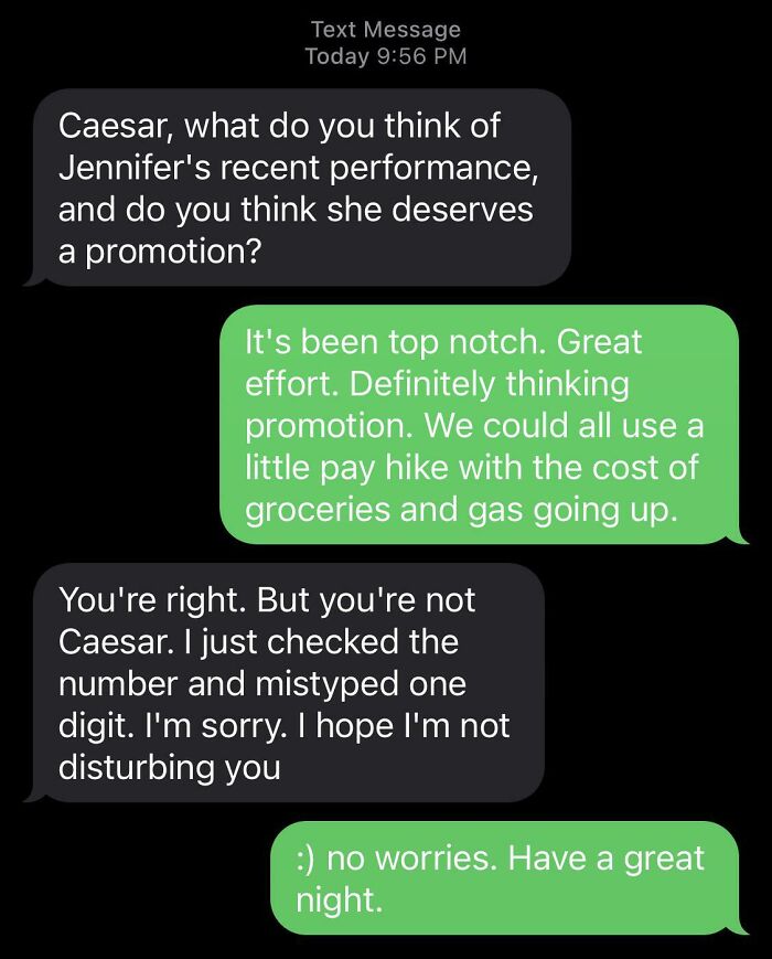 45 Hilariously Chaotic “Wrong Number” Texts (New Pics) 45 Hilariously Chaotic “Wrong Number” Texts (New Pics)