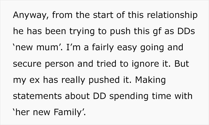 Woman Is Confused As Ex’s 29YO GF Is Being Mean To Her And Thinks She Has Equal Say About Parenting Woman Is Confused As Ex’s 29YO GF Is Being Mean To Her And Thinks She Has Equal Say About Parenting