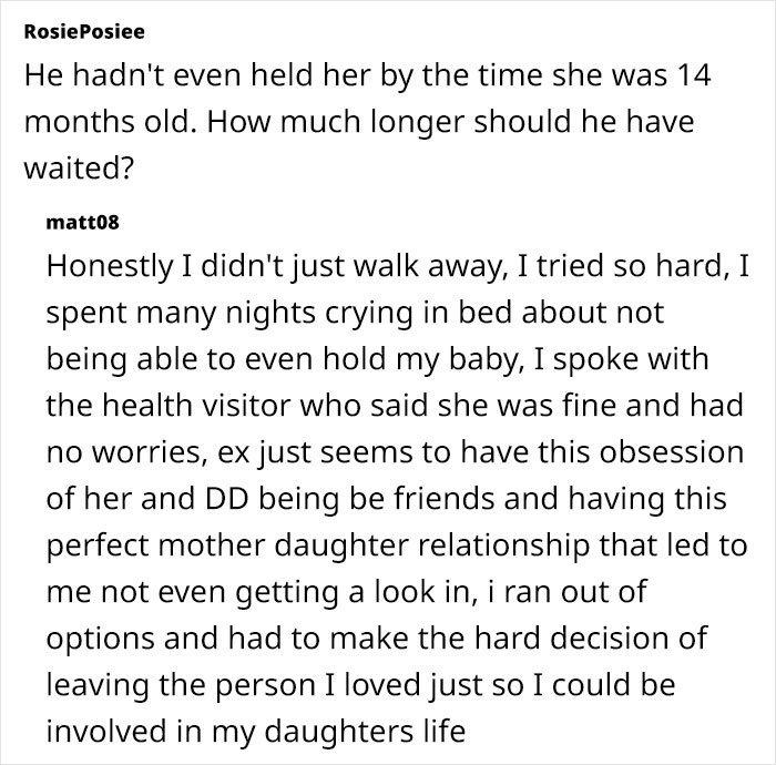 Panicking Dad Goes Online To Ask How He Should Prevent Ex From Moving Away With Their Daughter