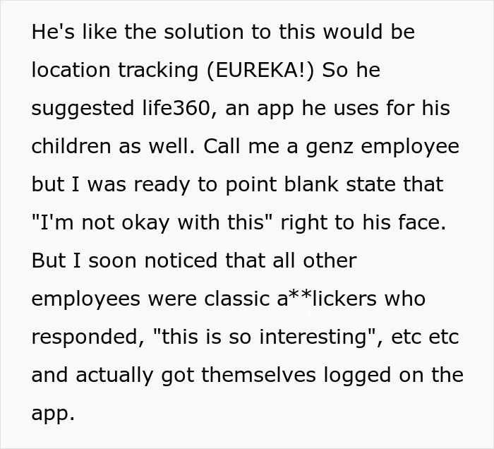 &#8220;I Find This So So So Wrong&#8221;: Employee Refuses To Use Life360, Boss Loses It