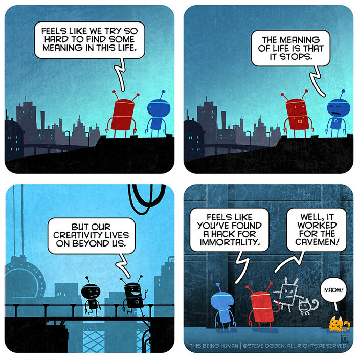 30 Thought-Provoking Comics Blending Existential Themes And Lighthearted Fun