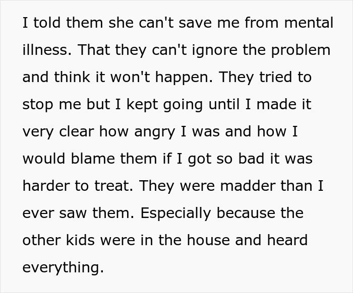 “I Know I’m Mentally Ill”: 16YO’s Mental Illness Ignored By Dad And Stepmom, She Lashes Out “I Know I’m Mentally Ill”: 16YO’s Mental Illness Ignored By Dad And Stepmom, She Lashes Out