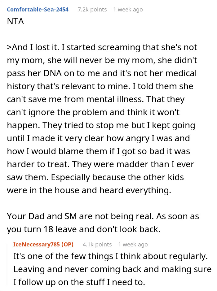 “I Know I’m Mentally Ill”: 16YO’s Mental Illness Ignored By Dad And Stepmom, She Lashes Out “I Know I’m Mentally Ill”: 16YO’s Mental Illness Ignored By Dad And Stepmom, She Lashes Out