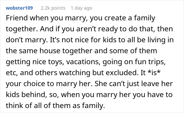 “It’s Not My Fault She Married [Him]”: Man Refuses To Support Wife’s Kids, Gets Destroyed Online