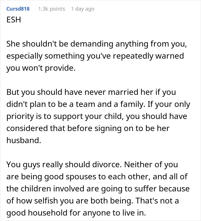 “It’s Not My Fault She Married [Him]”: Man Refuses To Support Wife’s Kids, Gets Destroyed Online