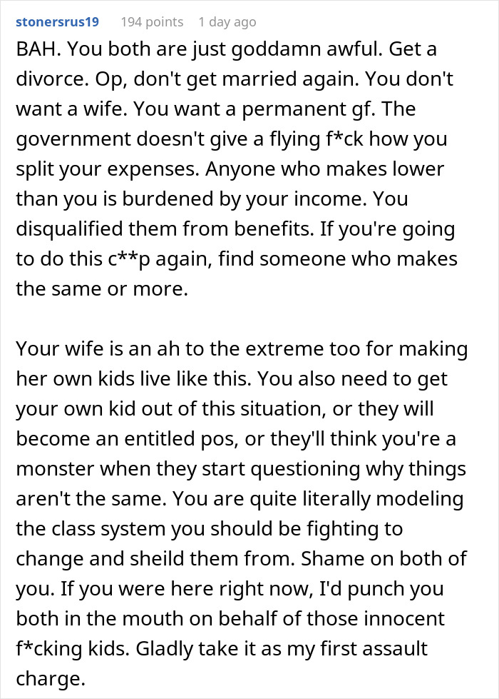 “It’s Not My Fault She Married [Him]”: Man Refuses To Support Wife’s Kids, Gets Destroyed Online
