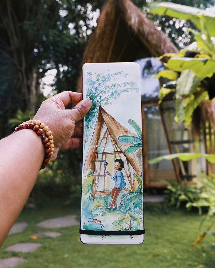 46 Travel Sketches Full Of Magic By Vimal Chandran