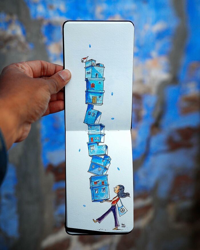 46 Travel Sketches Full Of Magic By Vimal Chandran