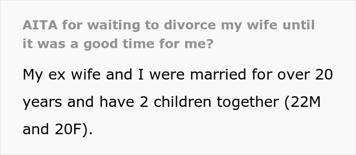 Husband Strategically Waits 3 Years To Drop Divorce Bomb, Leaving Wife And Family Fuming Husband Strategically Waits 3 Years To Drop Divorce Bomb, Leaving Wife And Family Fuming