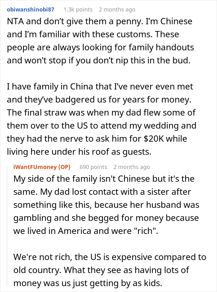 Man Regrets Telling Family About Savings, Now They Want His Money Man Regrets Telling Family About Savings, Now They Want His Money