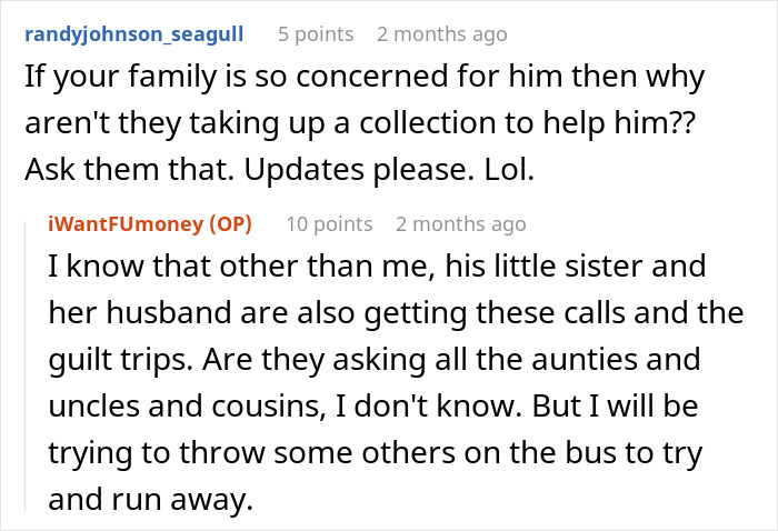 Man Regrets Telling Family About Savings, Now They Want His Money Man Regrets Telling Family About Savings, Now They Want His Money