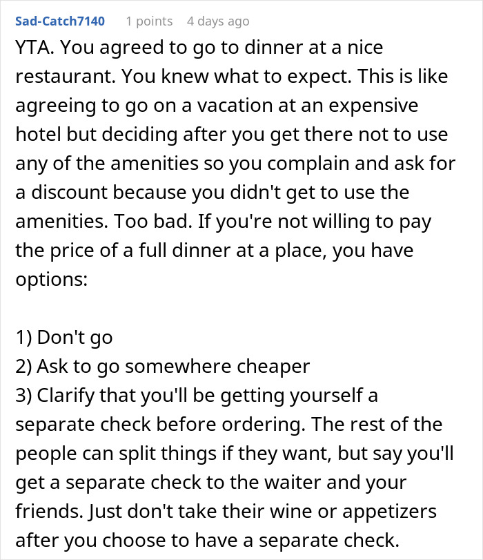 Woman Faces Backlash For Refusing To Pay For Expensive Meals She Didn’t Order Woman Faces Backlash For Refusing To Pay For Expensive Meals She Didn’t Order