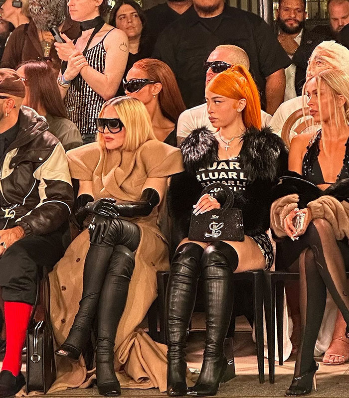 “Take Them Silly Glasses Off”: Madonna Stumbles While Arriving Late To New York Fashion Week Show “Take Them Silly Glasses Off”: Madonna Stumbles While Arriving Late To New York Fashion Week Show