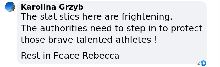 &ldquo;Never Rest In Peace&rdquo;: Olympic Runner&rsquo;s Ex-Boyfriend Dies After Setting Her On Fire