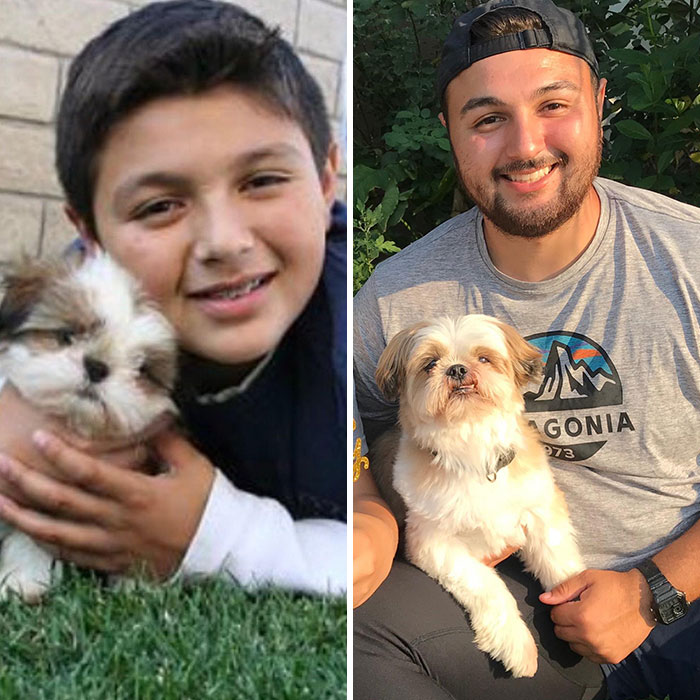 We’re Not Crying, You’re Crying: 50 People Share Adorable Then Vs. Now Pics With Their Pets We’re Not Crying, You’re Crying: 50 People Share Adorable Then Vs. Now Pics With Their Pets