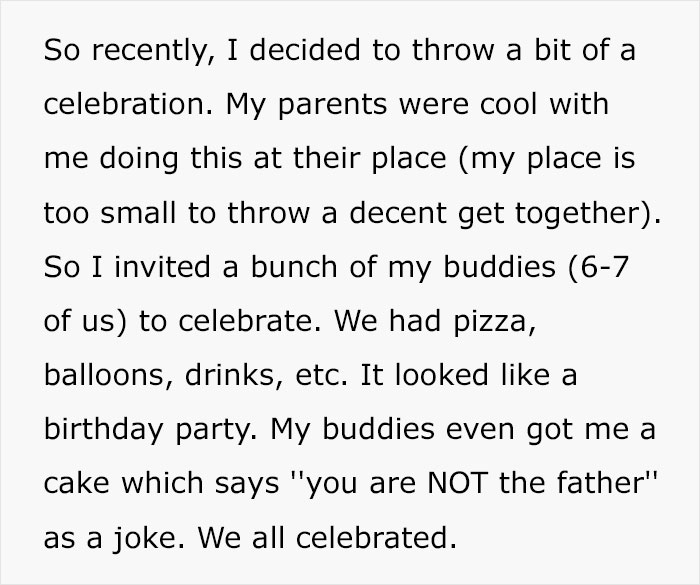 Man Finds Out Ex-GF’s Baby Is Not His, Takes Heat From Family After He Throws Party To Celebrate Man Finds Out Ex-GF’s Baby Is Not His, Takes Heat From Family After He Throws Party To Celebrate