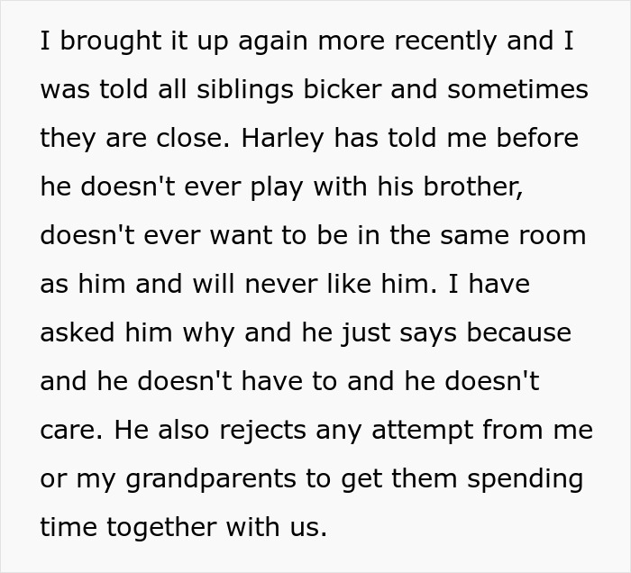 Woman Refuses To Babysit Nephews Until Their Mom Addresses The Serious Problem They Have Woman Refuses To Babysit Nephews Until Their Mom Addresses The Serious Problem They Have