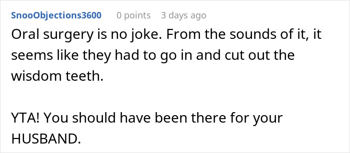 Woman Chooses Greece Vacation Over Helping Husband After Wisdom Teeth Removal, Family Livid Woman Chooses Greece Vacation Over Helping Husband After Wisdom Teeth Removal, Family Livid