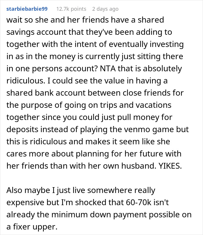 “Your Friend Fund Is Stupid”: Man Asks Wife To Break A Promise To Friends, Wonders If He’s A Jerk “Your Friend Fund Is Stupid”: Man Asks Wife To Break A Promise To Friends, Wonders If He’s A Jerk