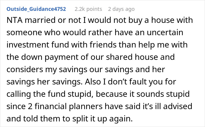 “Your Friend Fund Is Stupid”: Man Asks Wife To Break A Promise To Friends, Wonders If He’s A Jerk “Your Friend Fund Is Stupid”: Man Asks Wife To Break A Promise To Friends, Wonders If He’s A Jerk