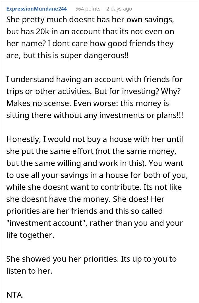 “Your Friend Fund Is Stupid”: Man Asks Wife To Break A Promise To Friends, Wonders If He’s A Jerk “Your Friend Fund Is Stupid”: Man Asks Wife To Break A Promise To Friends, Wonders If He’s A Jerk