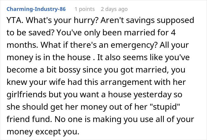 “Your Friend Fund Is Stupid”: Man Asks Wife To Break A Promise To Friends, Wonders If He’s A Jerk “Your Friend Fund Is Stupid”: Man Asks Wife To Break A Promise To Friends, Wonders If He’s A Jerk