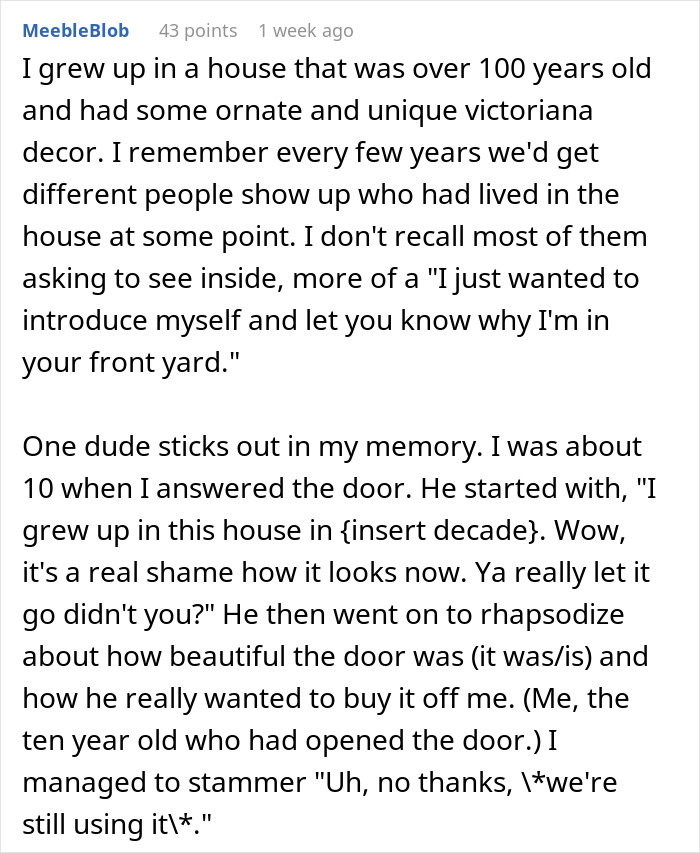 Ex-Homeowners Show Up To See Former House, Get A Reality Check When Woman Doesn&#8217;t Let Them In