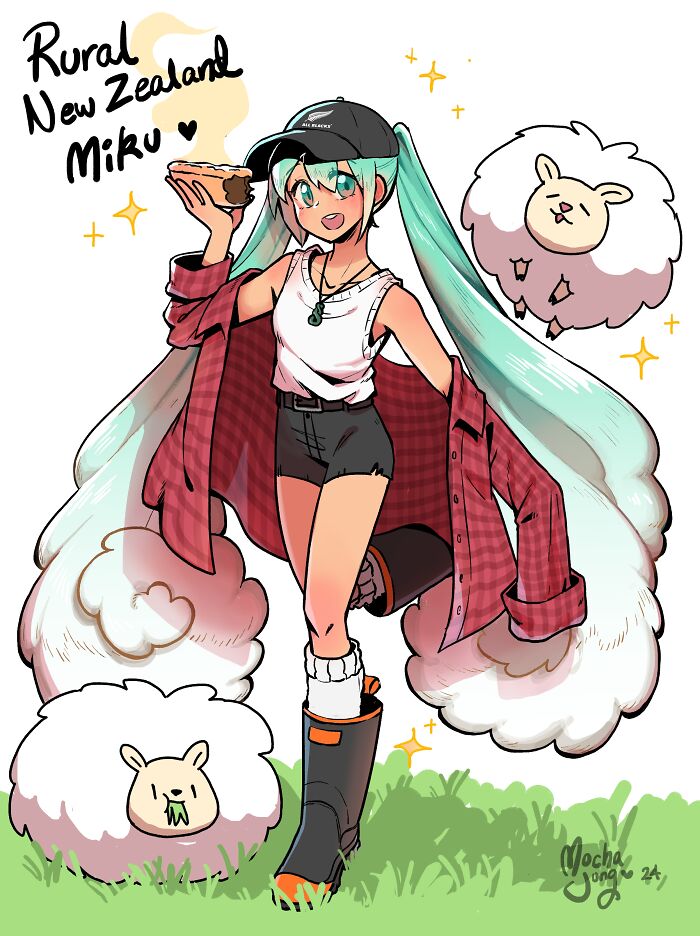 Brazilian Miku Sparks Global Creativity: Artists Reimagine Hatsune Miku In Their Own Styles (30 Pics)
